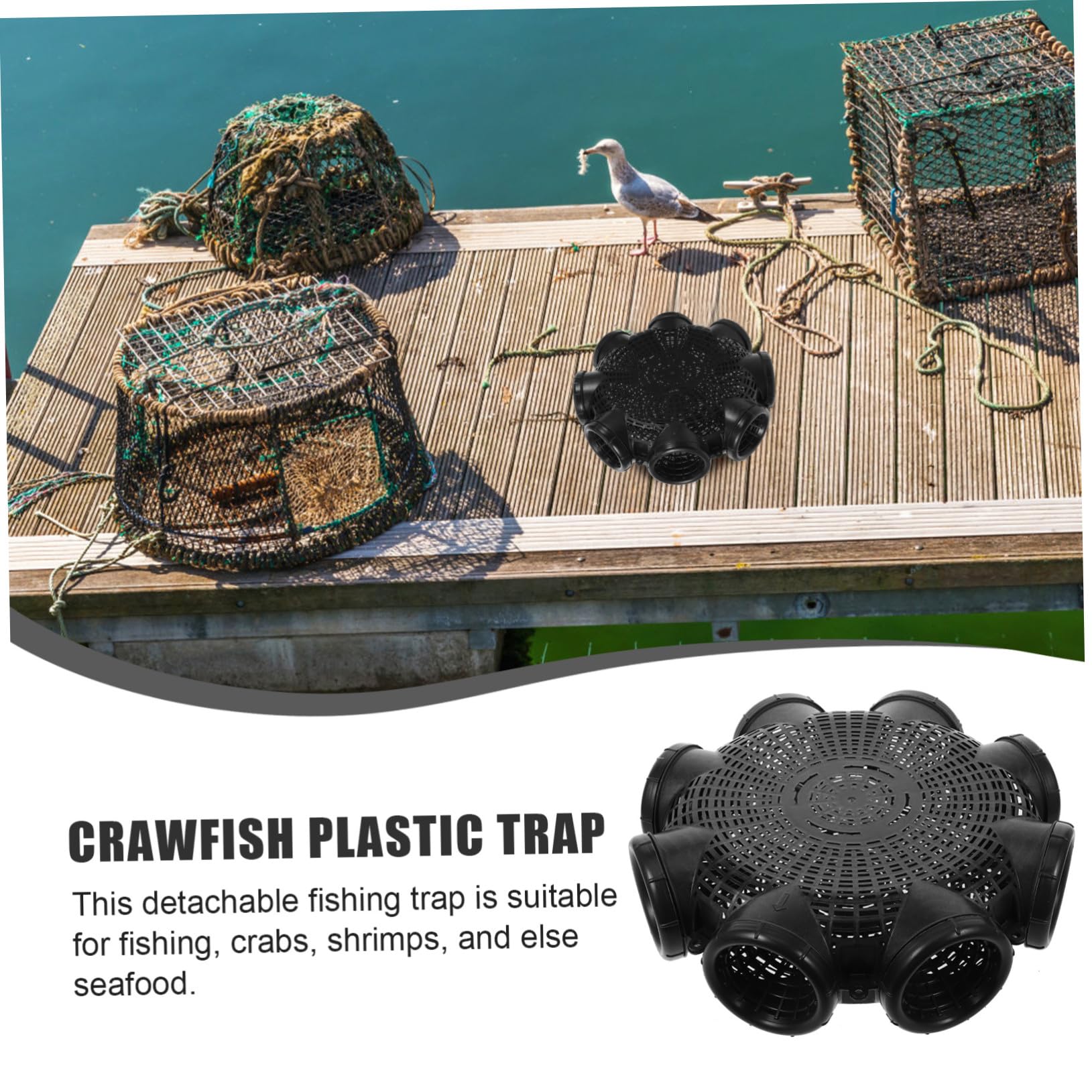 Angelköderkorb Fischkorb für Outdoor Angeln mit Hohlstruktur aus Pp | Köderwerfer, Praktischer Angelköderhalter für Meeresangeln, 1 Stück, Tragbar und Geeignet für Fischfang