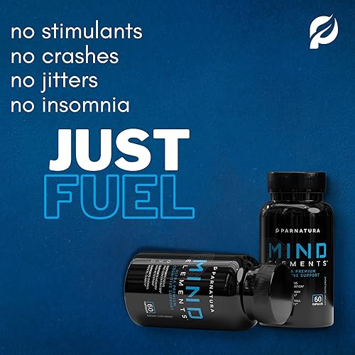 Miniatura 6 de Suplemento de apoyo cerebral nootrópico, elementos mentales, aumento de enfoque, memoria, concentración, claridad con Bacopa Monnieri, Alpha GPC,