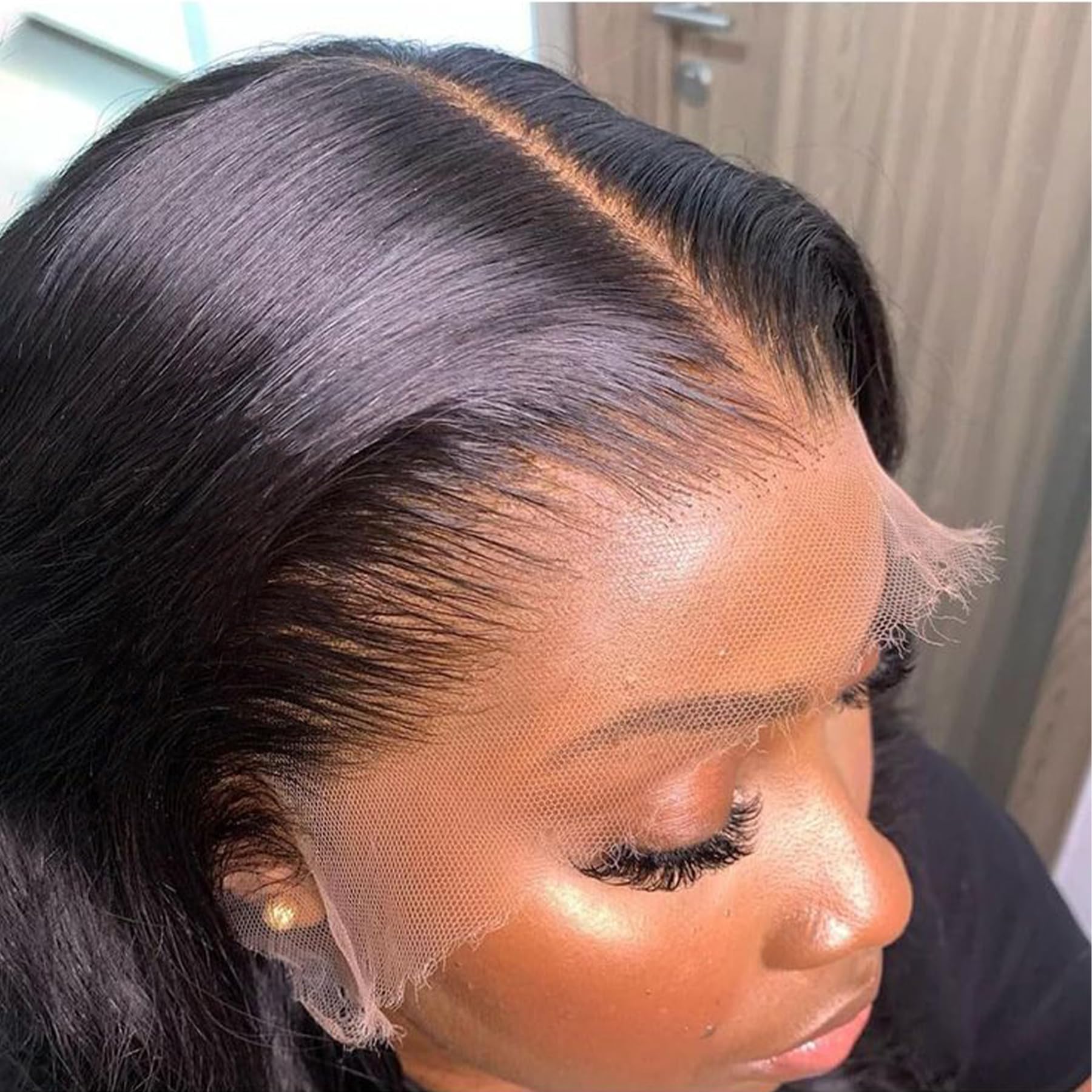 13x6 Frontal HD Lace Body Wave 18 Inch, SKINLIKE Lace Frontal Only,0.095mm Ultra-thin Invisible Real Swiss Lace RAW Virgin Human Hair Single Knot