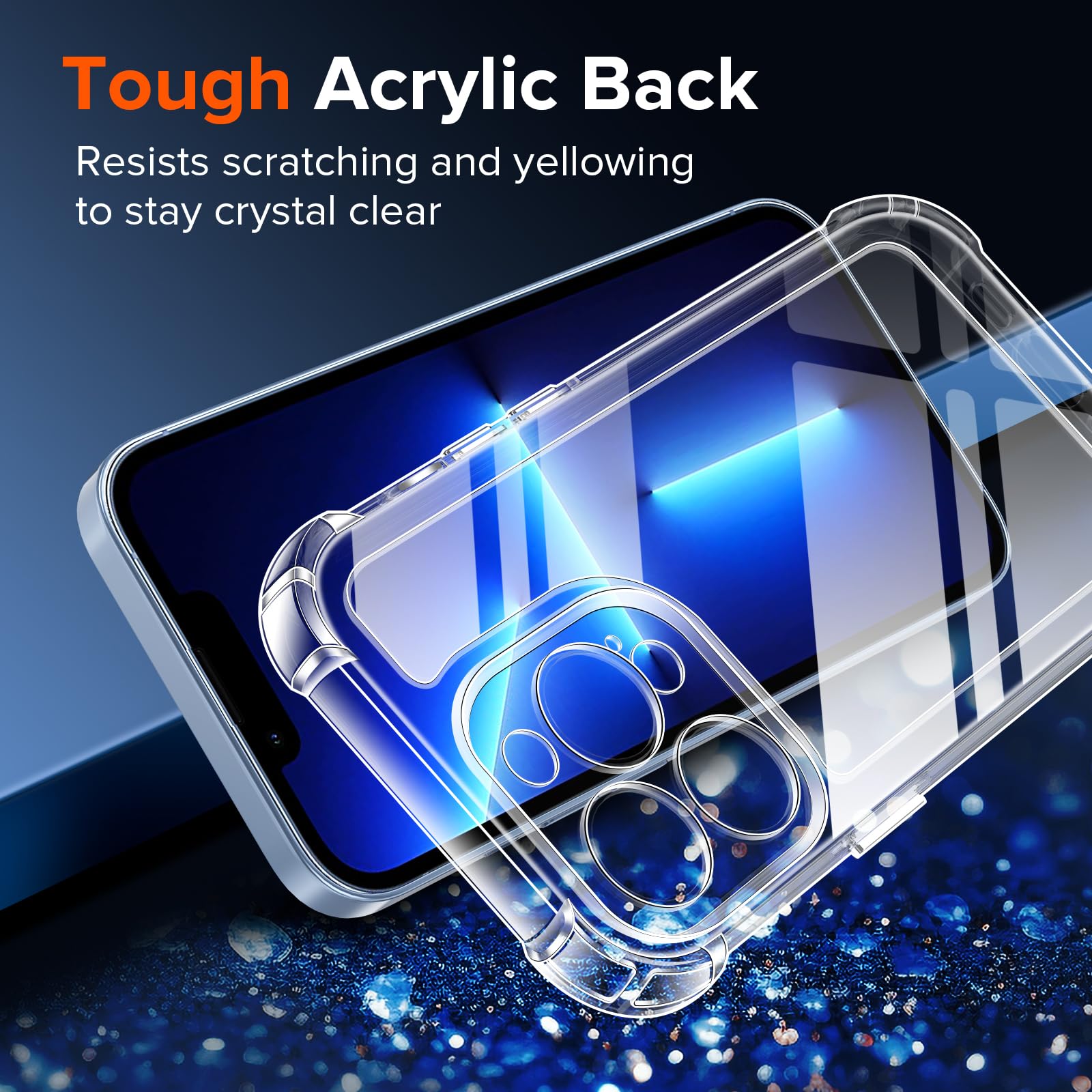 iVoler Anti Ingiallimento Chiaro Cover per Samsung Galaxy A15 4G / A15