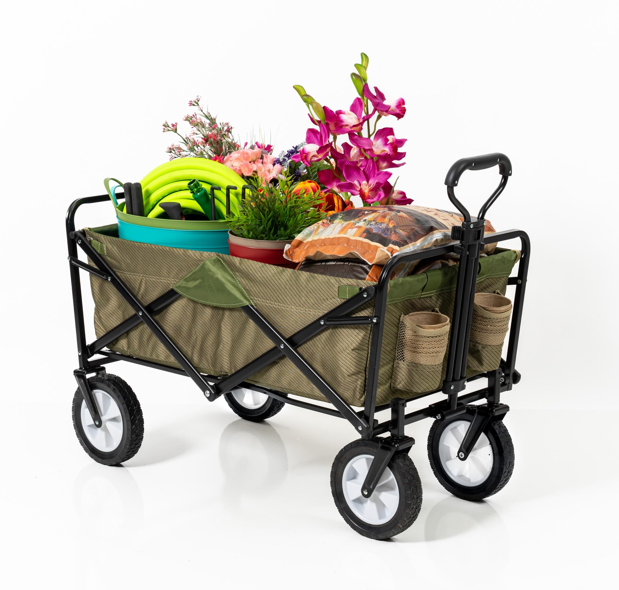Amazon.com : MacSports Collapsible Wagon with Wheels - Heavy Duty