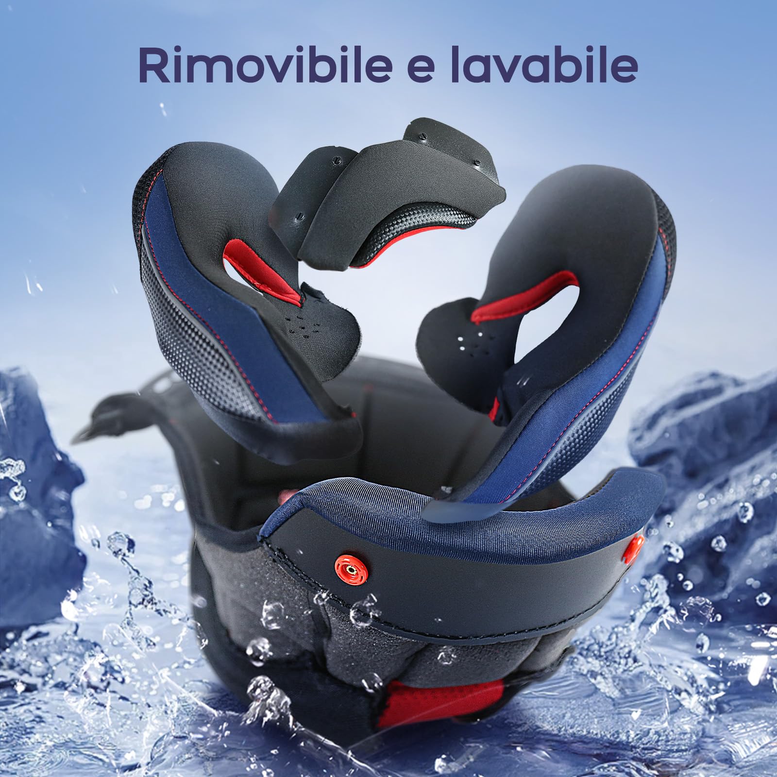 Casco modulare integrale da moto con doppia Visiera per uomo e donna, ECE 22.06, M-XXL