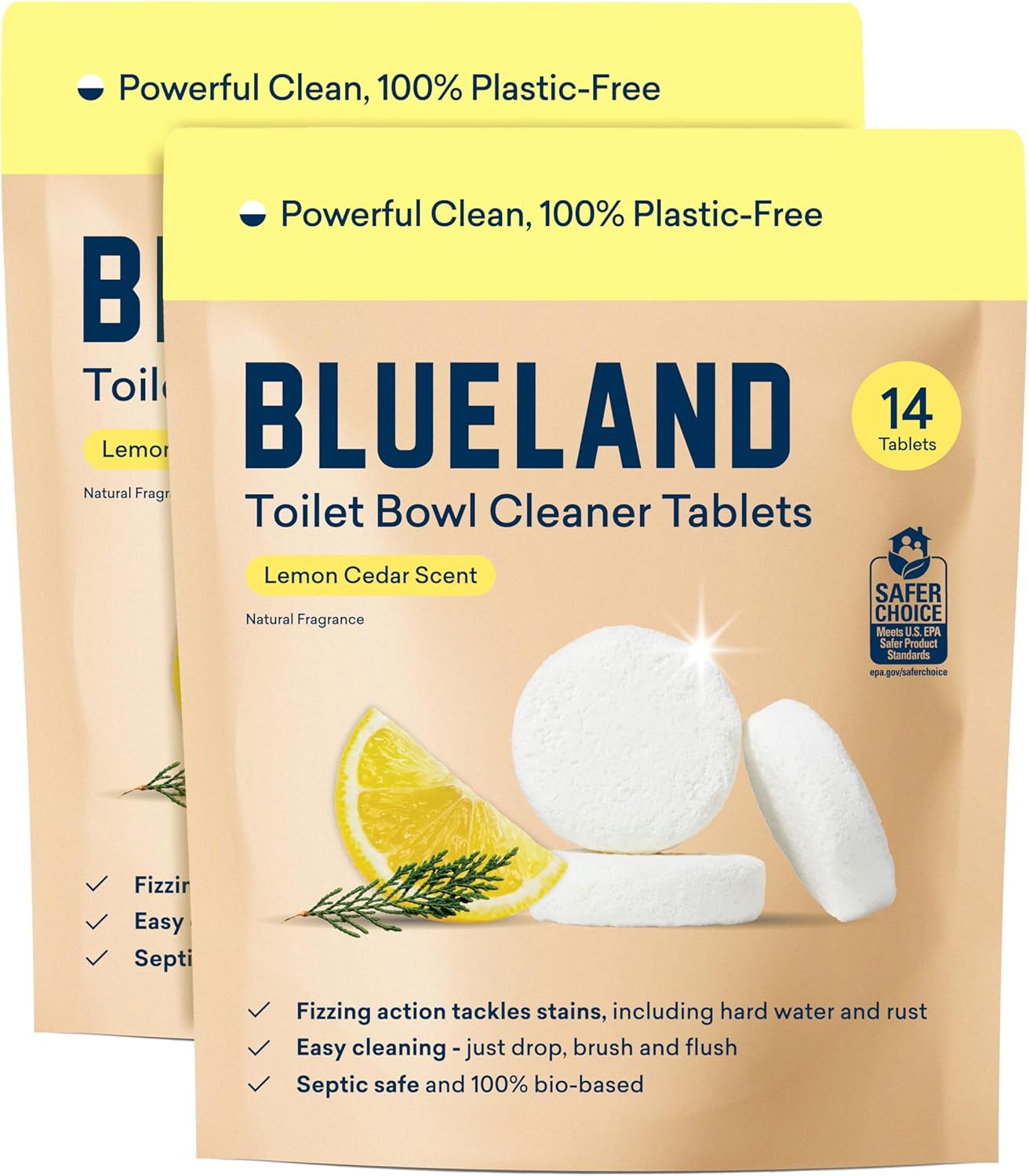 BLUELAND Toilet Bowl Cleaner Tablets