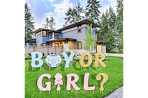 Easy Joy Boy or Girl Gender Reveal Party Yard Sign