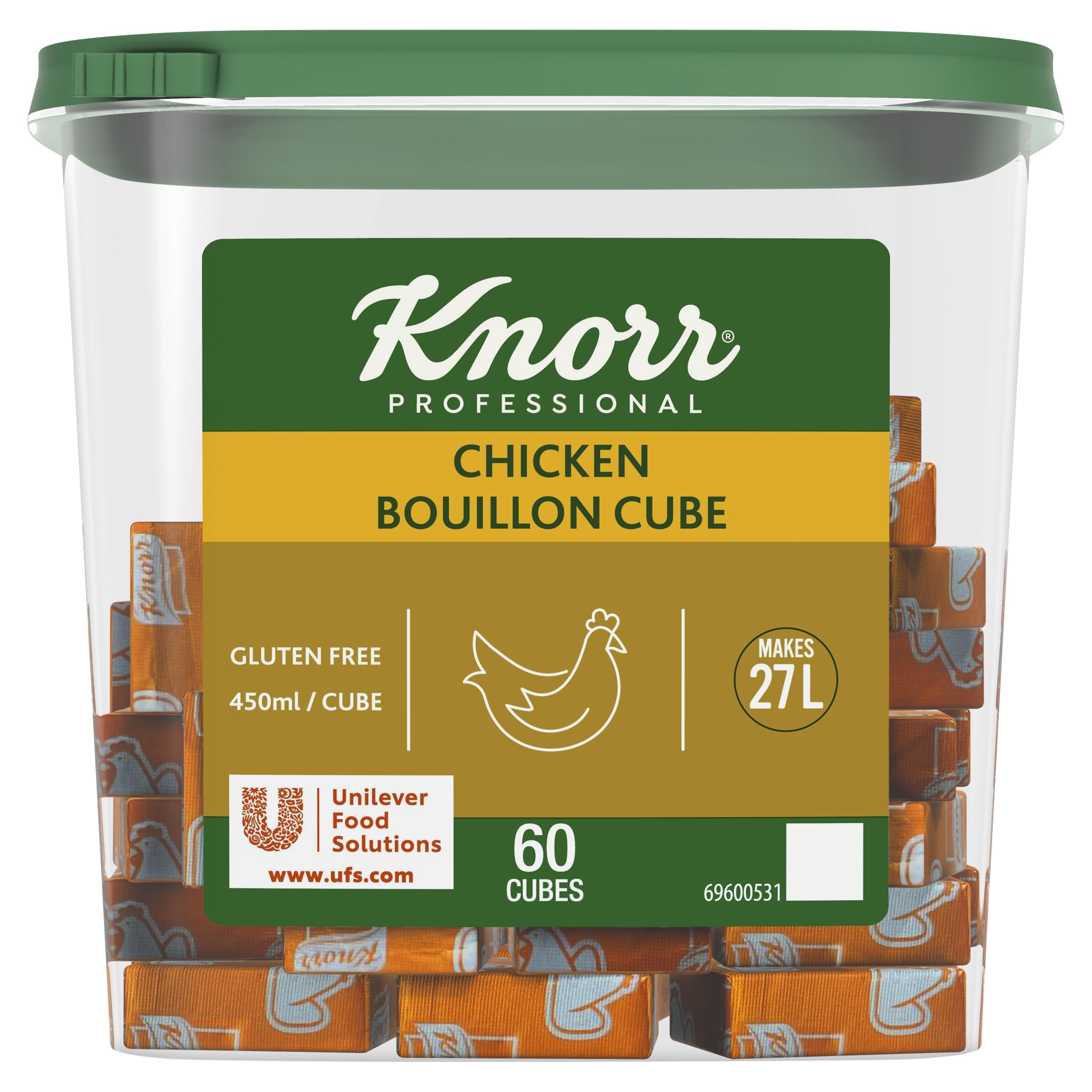 Knorr Chicken Bouillon Cubes, 60 Cubes x 450 ml