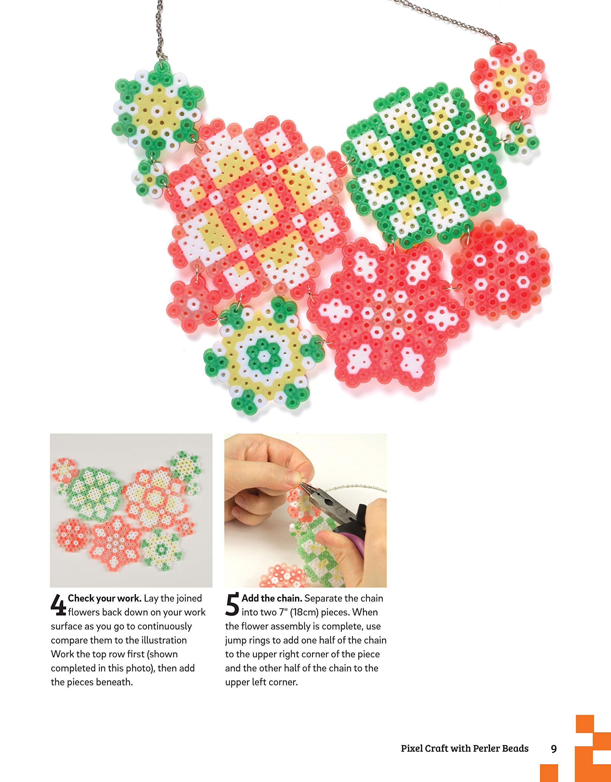 Pixel Craft with Perler Beads: More Than 50 Patterns: Patterns for Hama, Perler, Pyssla, Nabbi, and Melty Beads (Design Originals) Retro 8-Bit Wearables, Jewelry, & Home Decor, Step-by-Step