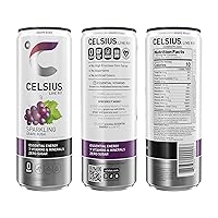 Vista 113 de CELSIUS Sparkling Lemon Lime, bebida energética sin azúcar, 12 onzas líquidas (paquete de 12)