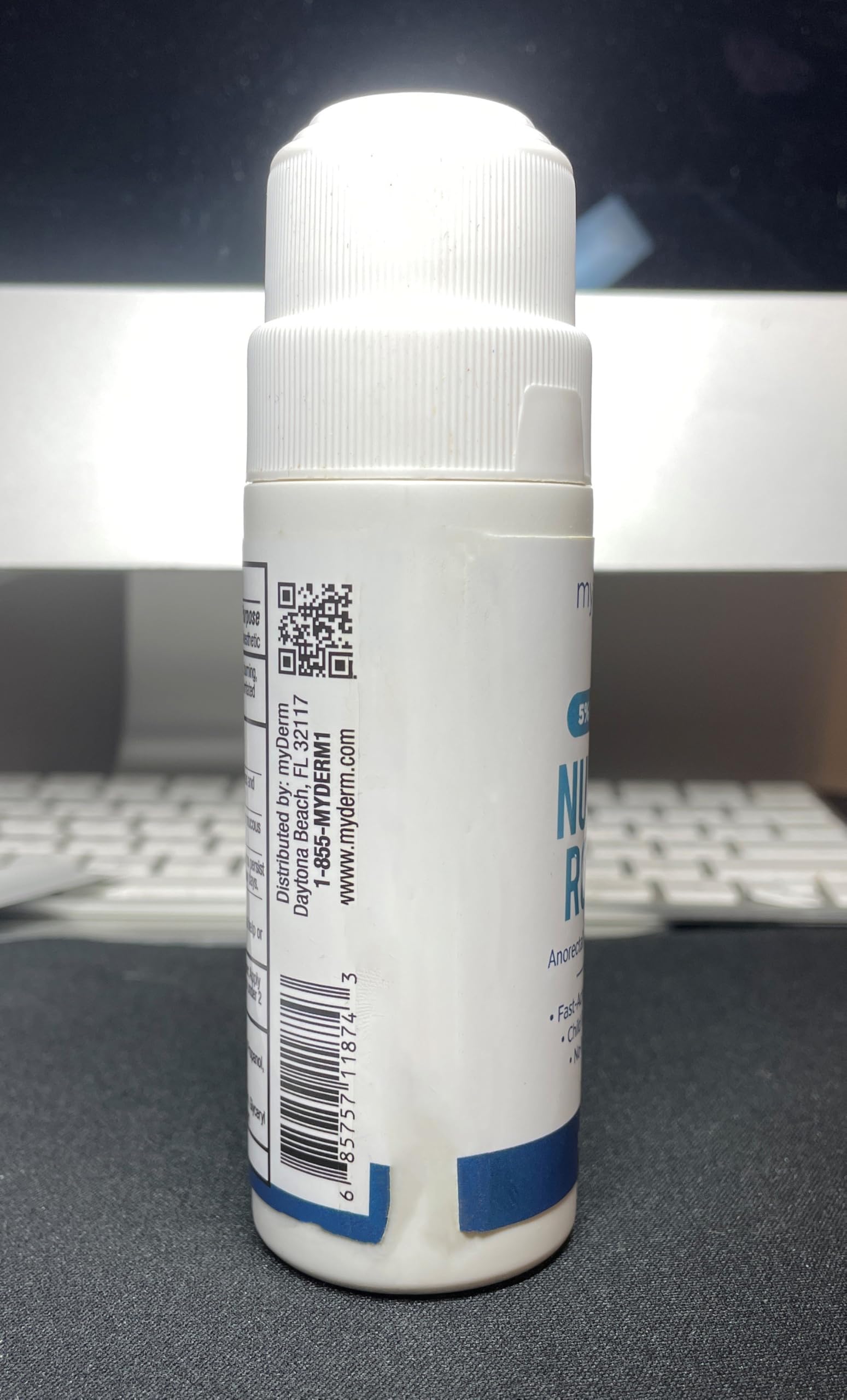 Myderm Medical 5% Lidocaine Numbing Roll On - Pack of 2 - for Minor Aches, Scratches and Hemorrhoidal Discomfort - Made in the USA — Amazon image 7