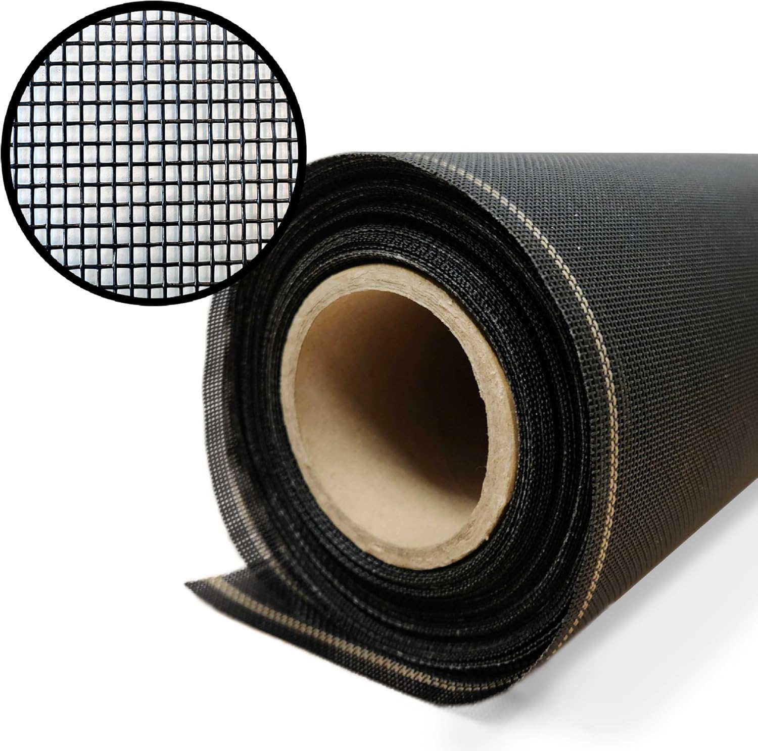 17/14 HD Screen Mesh Roll - 17/14 Mesh Count - Screen Mesh Roll for Porch Screen, Patio Screen, Pool Screen Enclosure - 60 in x 100 ft - All-in-One Durable High Visibility Insect Screen