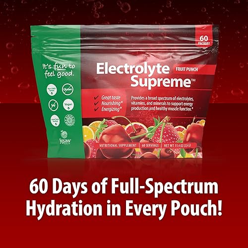 Miniatura 3 de Jigsaw Health Electrolyte Supreme  Amplio espectro de electrolitos + oligominerales  Sabor a ponche de frutas  60 porciones (paquetes)