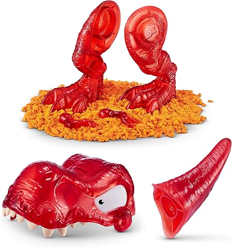 Miniatura 3 de Smashers Dino Island T-Rex Battles (versión roja) por ZURU Más de 50 sorpresas coleccionables de dinosaurios T-Rex Triceratops Surprise Slime Sand