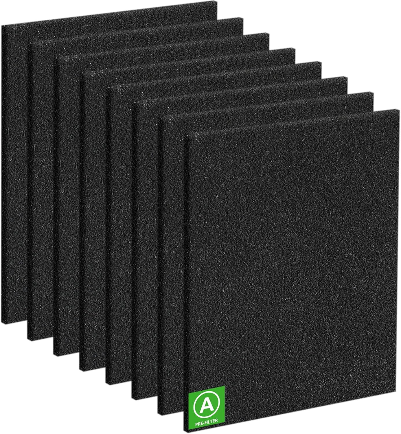 8 Pack HPA300 Pre Filter A, HRF-A300 Pre Kit Filter for Honeywell HPA300 Air Purifier, Precut Activated Carbon Prefilter for HPA300, HPA304, HPA3300, HPA5300, HPA8350 Series