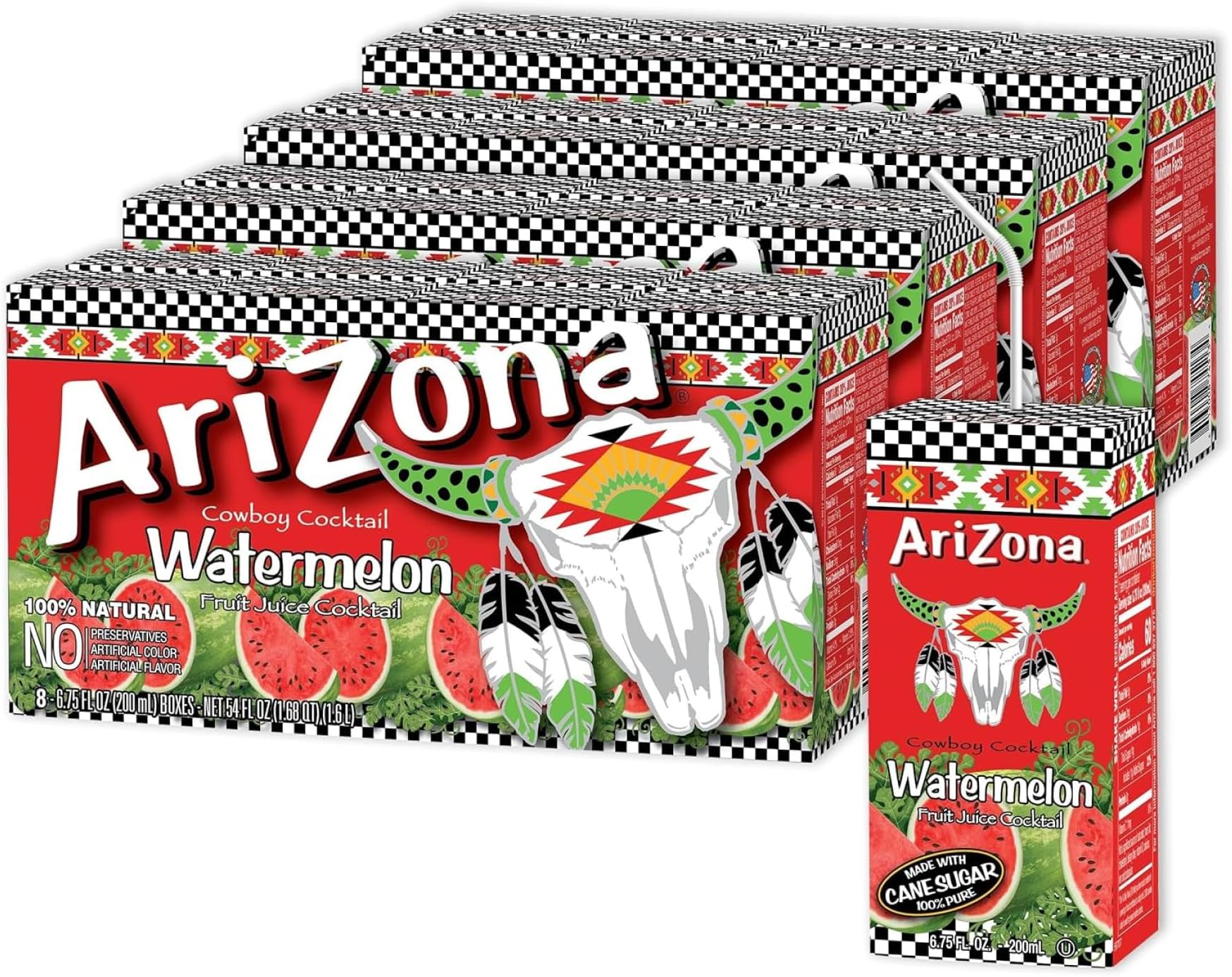 Arizona Watermelon Drink, 6.75 fl oz Tetra Box (Pack of 32)