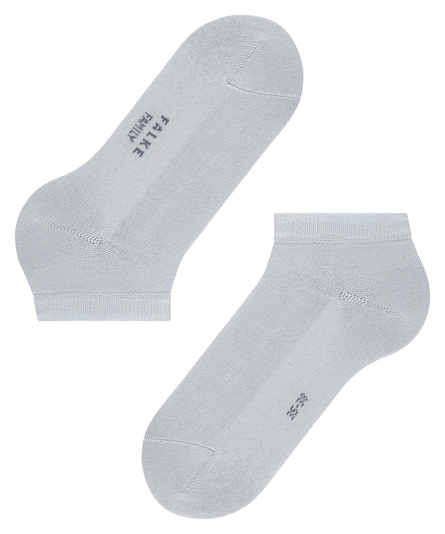 FALKE Kobiety Skarpety do trampek Family W SN Bawełna krótkie jednokolorowe 1 Para, Niebieski (Light Blue 6594) nowy - przyjazny dla środowiska, 35-38