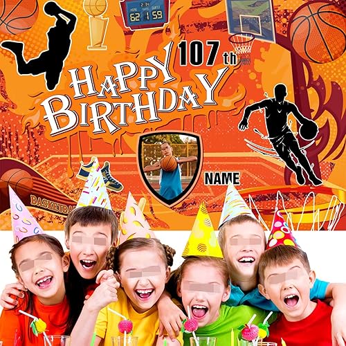 Vista 76 de Cartel personalizado de decoración de cumpleaños número 107 con temática de castillo y princesa, pancarta de tela personalizada para suministros