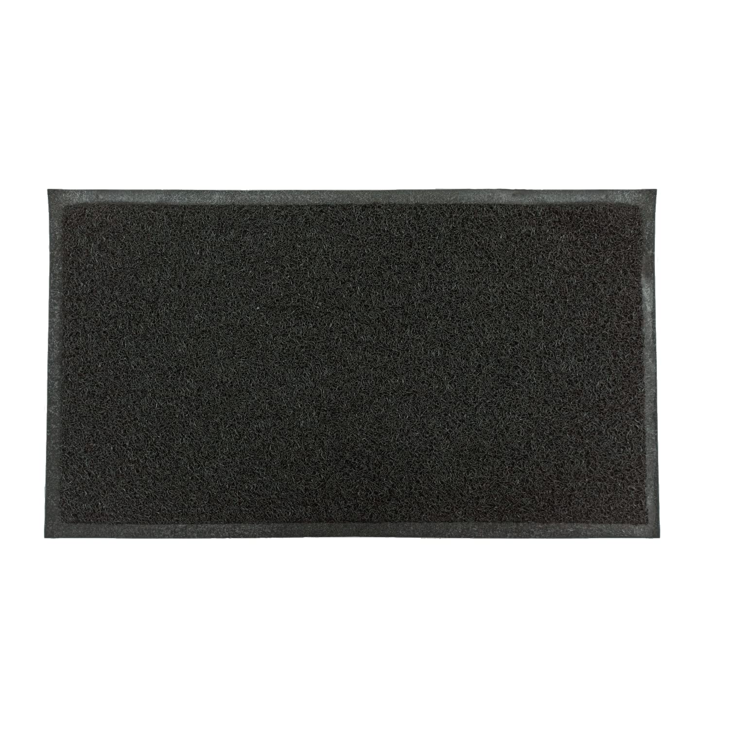 LESTARE | Felpudo Terminado con Base de PVC rizos | Felpudo Acolchado para Eliminar Suciedad y Tierra |Ideal para hogares, comercios, Industrias… | Medida 40 x 70 Centímetros (Negro)