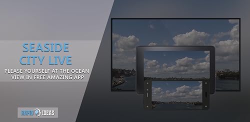 cidade litorânea gratuita HD - decore seu quarto com belas paisagens na sua TV HDR 4K, TV 8K e dispo