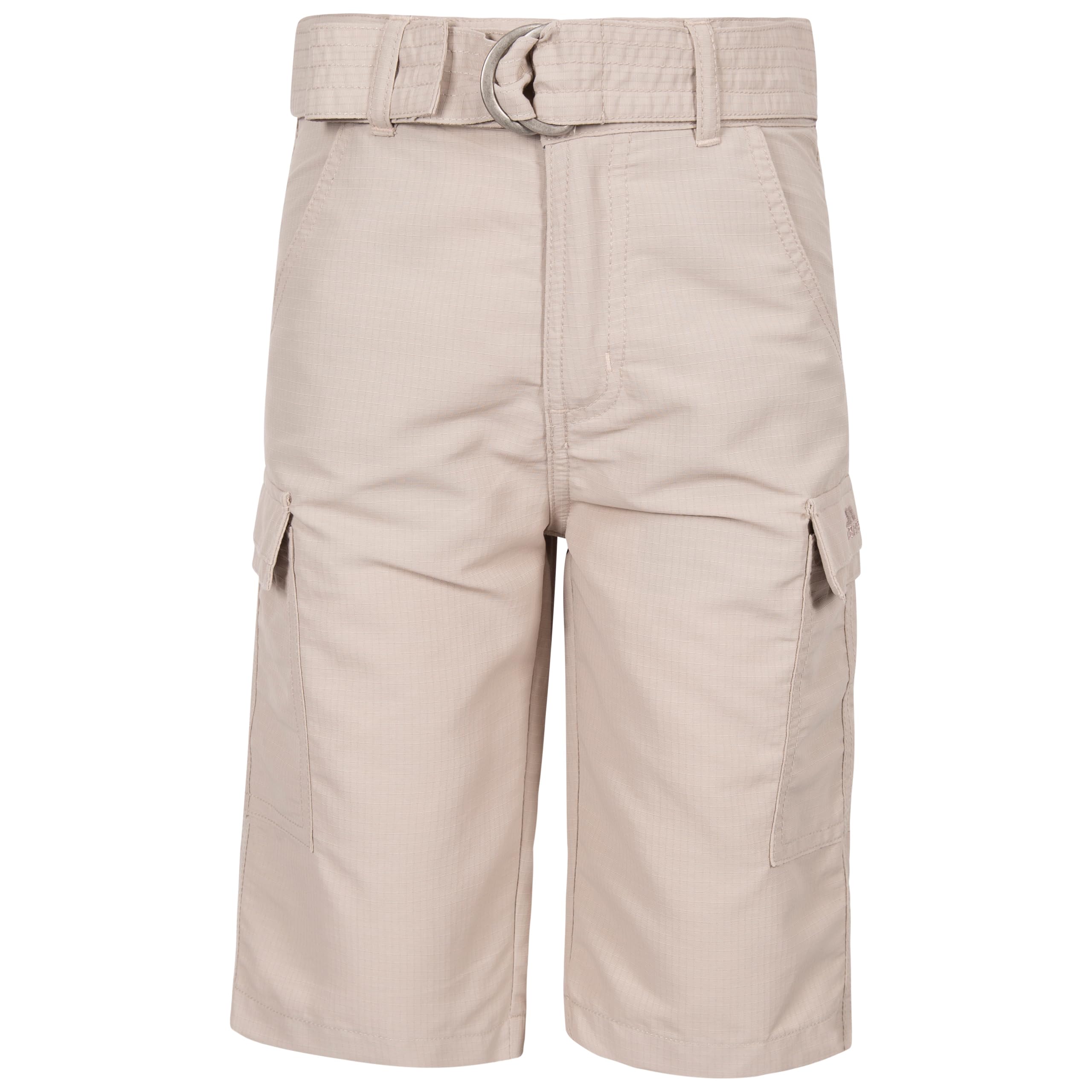 Trespass Kids Cargo Shorts 4 Pockets with Belt Craftly