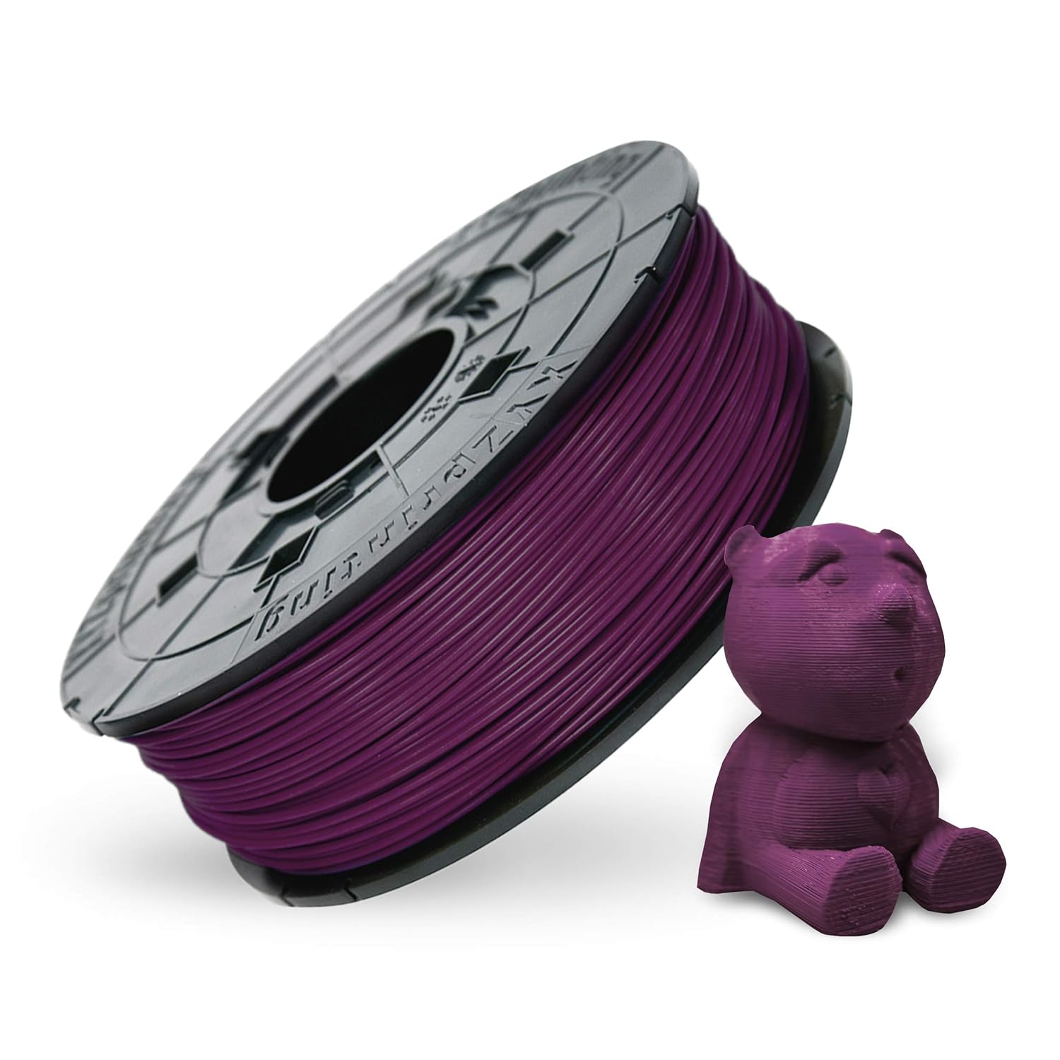 XYZPrinting ABS 3D Printer Filament, NFC, Dimensional Accuracy +/- 0.02 mm, 600g Spool, 1.75 mm, Grape Purple