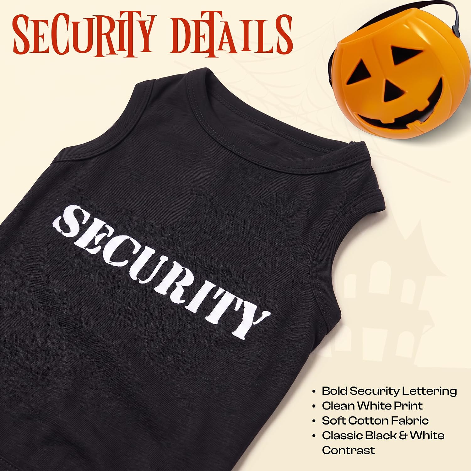 Parisian Pet Dog Halloween Costume - Security Halloween Shirt for Dogs image 4