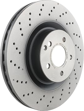 Brembo 09.A817.11 UV Coated vented drilled Front Brake Rotor MERCEDES-BENZ OE# A2214211612