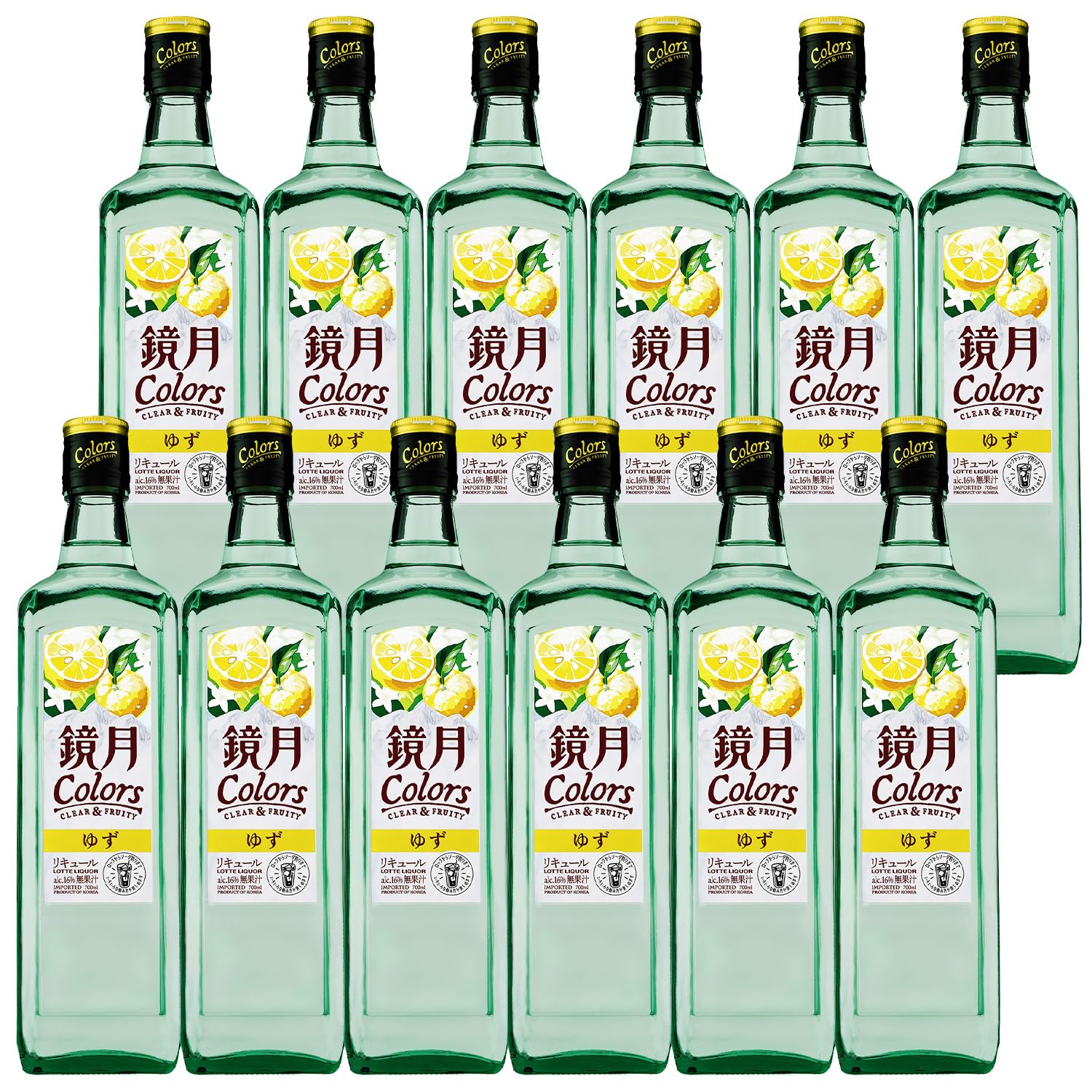 焼酎 J16KO Amazon.co.jp: 鏡月 Colors ゆず 700ml×12本［サントリー 韓国焼酎 16