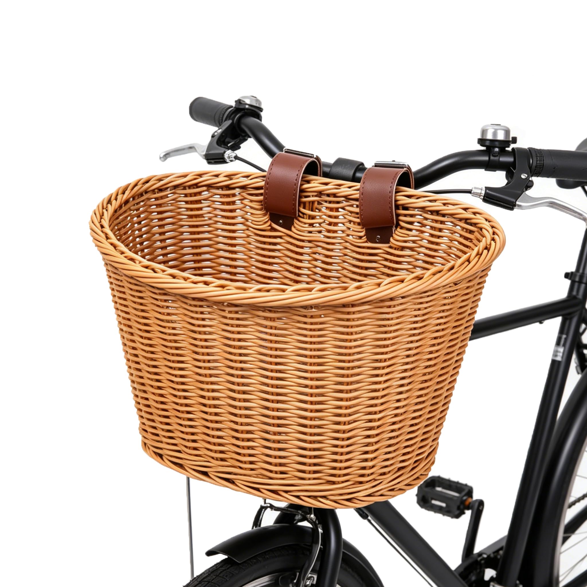 Bike Basket Front, Bicycle Basket for Adult Brown
