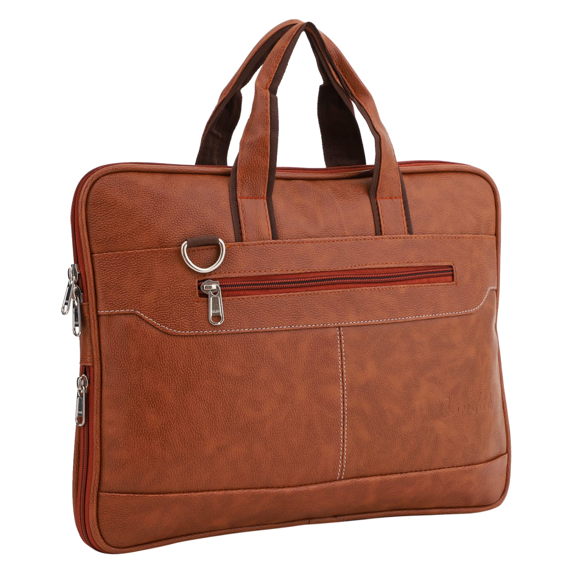 Hometail Messenger Bag - Laptop Bag for Men,Faux Leather Expandable Office Bag for Men | Supports Laptop Upto 15.6 inches Office Laptop Bag(Tan) (B0C6V2V251) Amazon Price History, Amazon Price Tracker