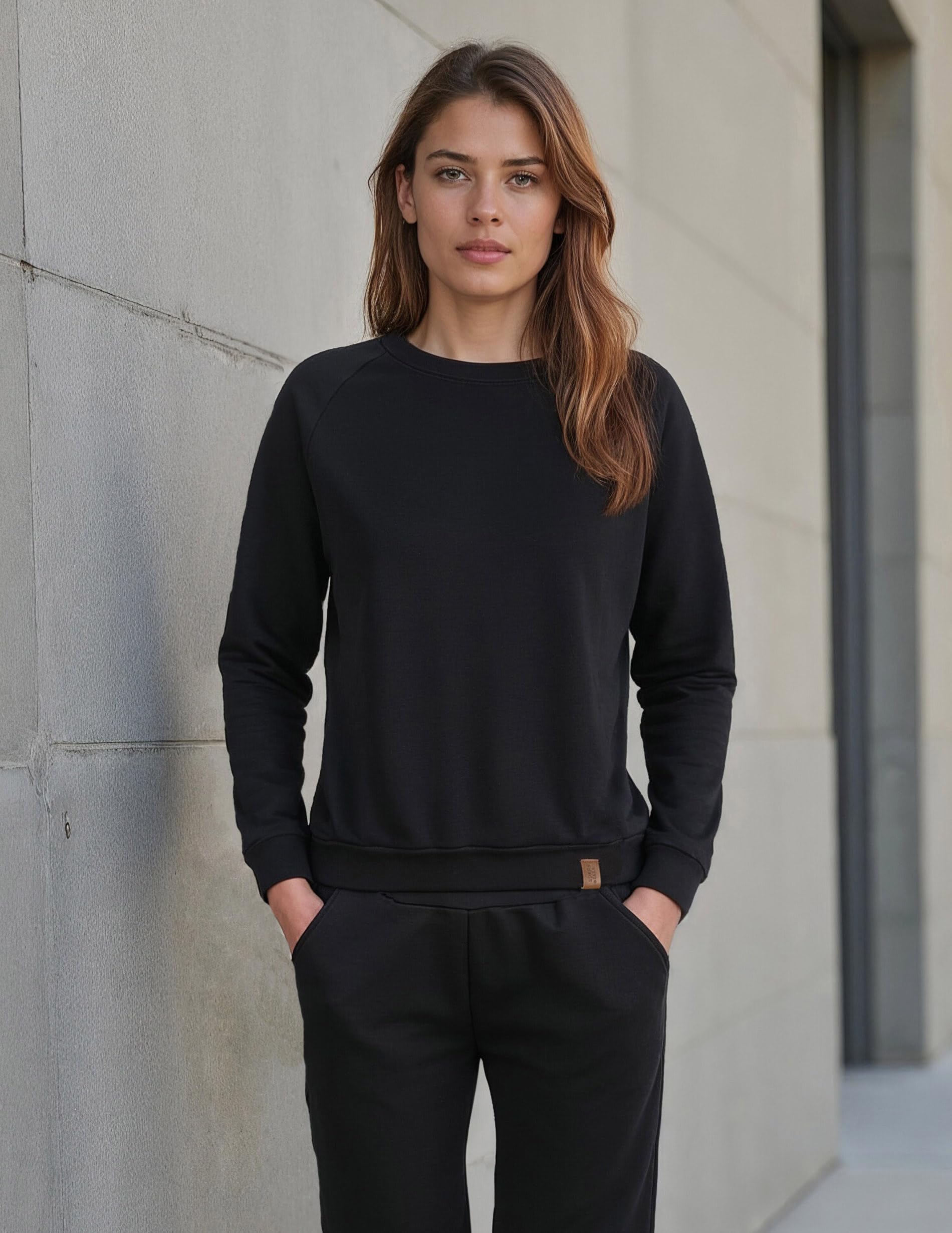Vivisence 9004 Bluza nierozpinana, czarny