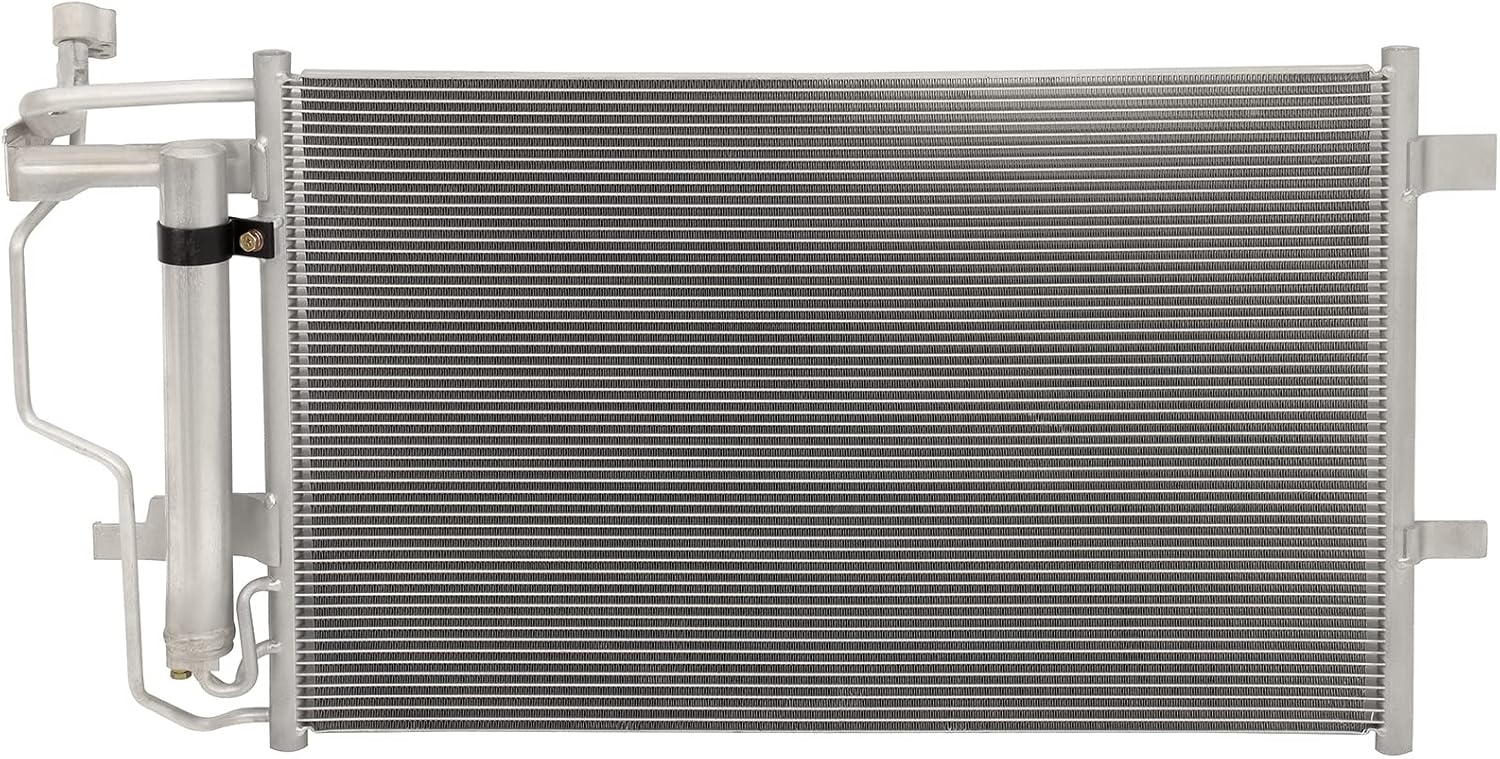 A/C AC Condenser Compatible with 2010-2013 for Mazda for 3 GT 2.5L 2010-2013 for Mazda for 3 S 2.5L 2011 for Mazda for 3 Sport GX 2.0L, Replaces 3866