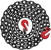 Falcon Cargo 1/2" x 20' Grade 80 Binder Chain w/ Clevis Grab Hooks - 12,000 lbs WLL Towing Tie-Down