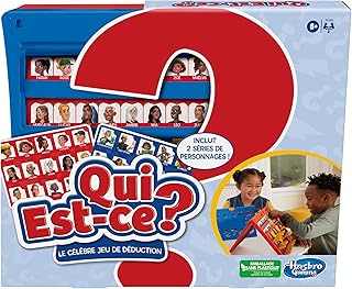 Hasbro Gaming Qui est-ce ? Jeu de Société, Célèbre Activité de Déduction pour Enfants, pour 2 Joueurs, à Partir de 6 Ans