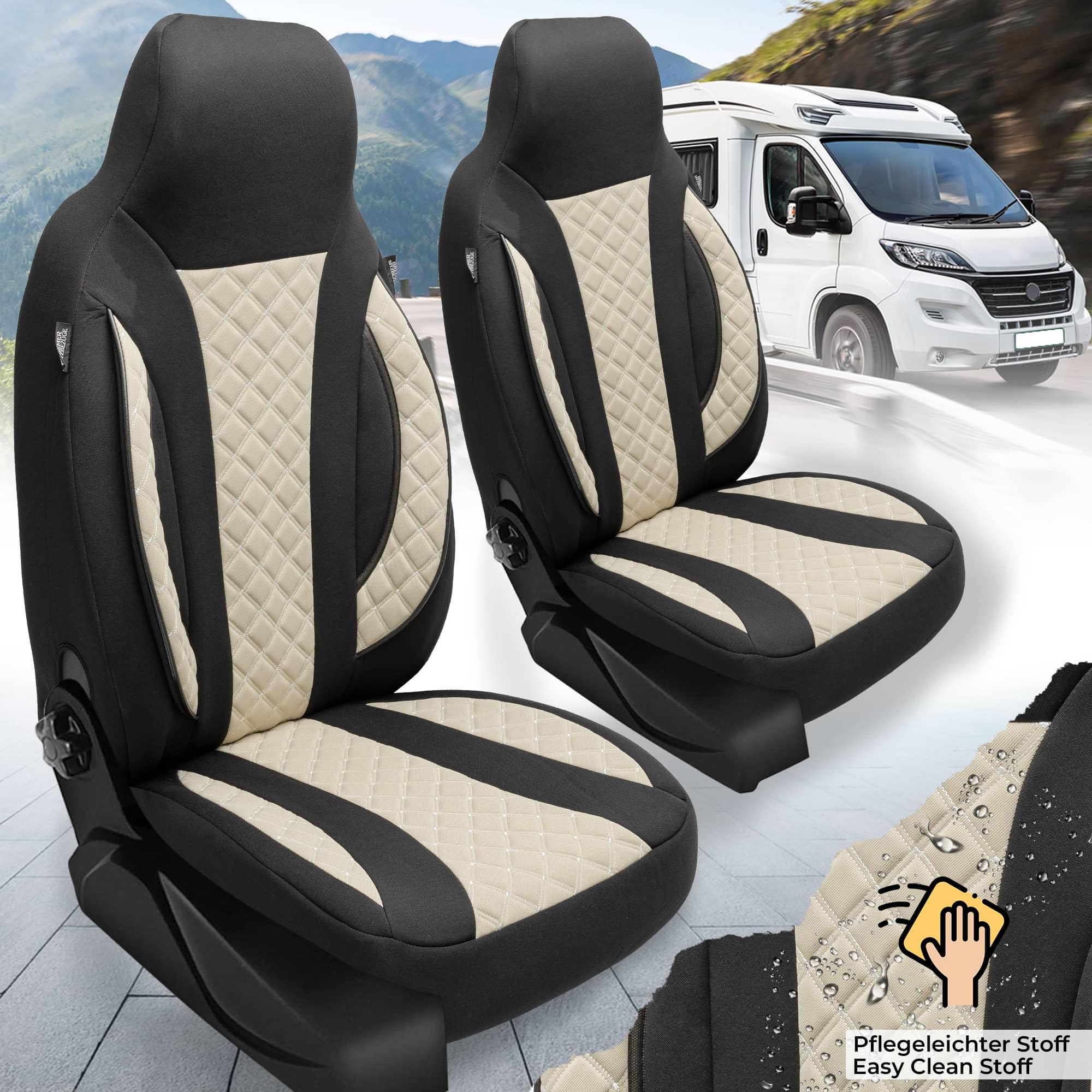 BREMER SITZBEZÜGE Wohnmobil Schonbezüge für Clever Vans Celebration (WPL410)