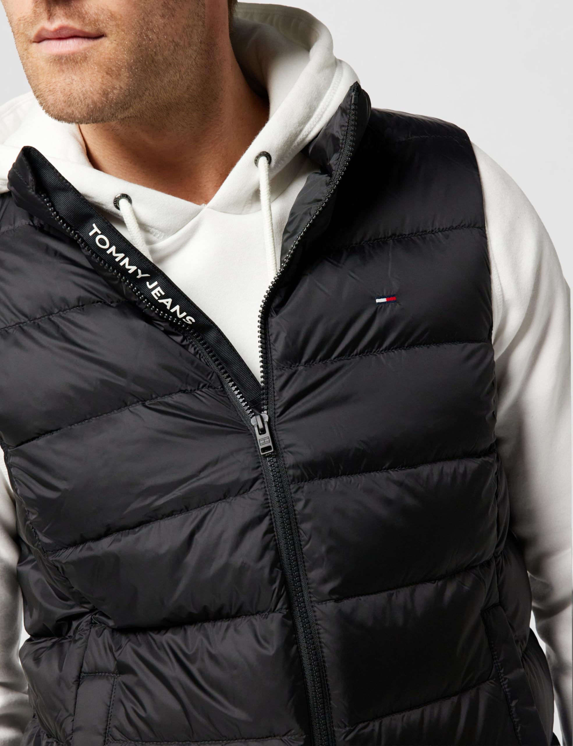 Tommy Jeans Chaleco Hombre Down ligero