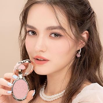 Flower Knows Strawberry Rococo Embossed Blush+Blush Brush Set