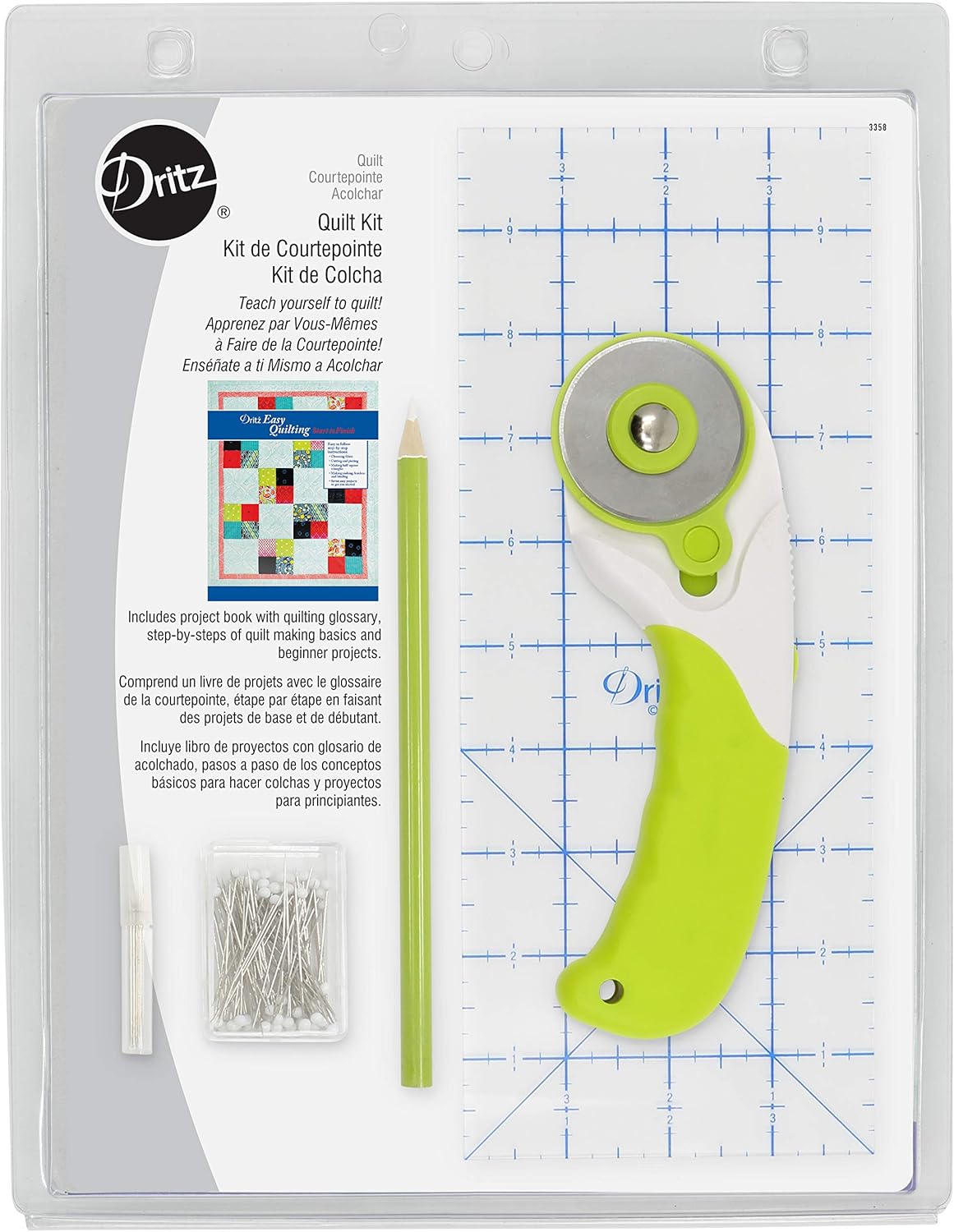 Dritz 3358 Easy Quilting Start to Finish Kit