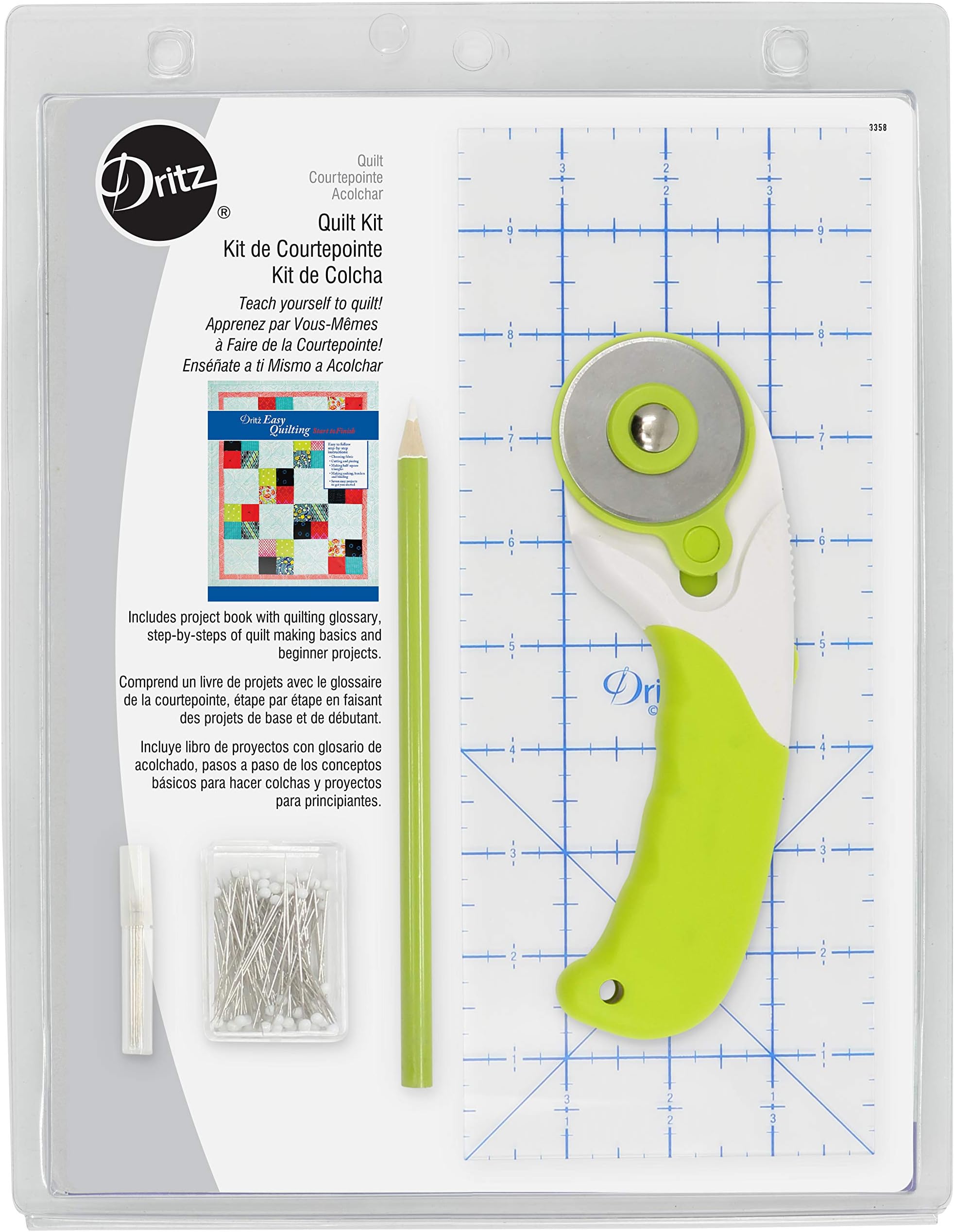 Dritz3358 Easy Quilting Start to Finish Kit