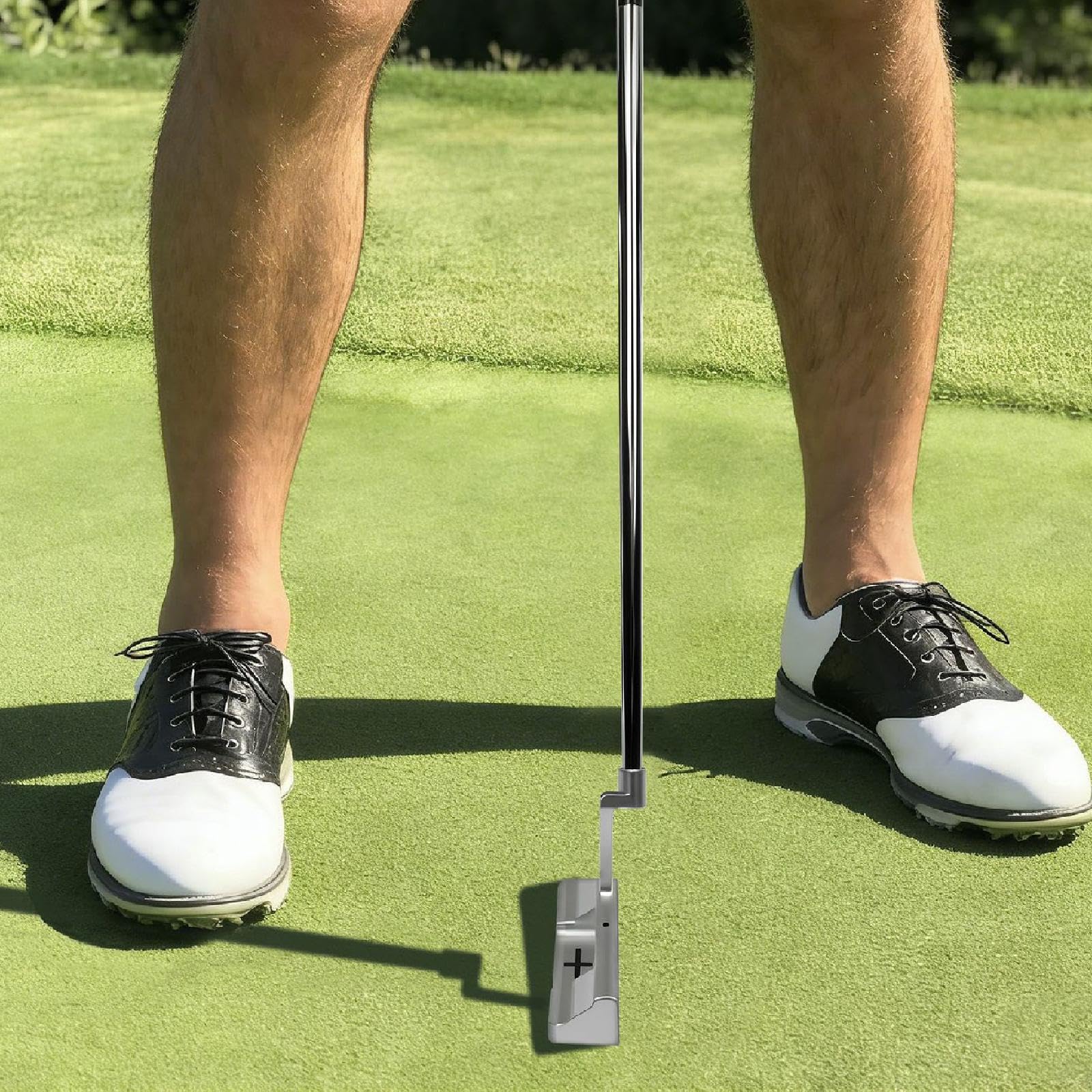 Golf Putter für Herren mit Stabiler Breiter Basis Edelstahl Schaft Integrierter Ausrichtungslinie Komfortablem Griff Und Innovativer Niedriger Schwerp