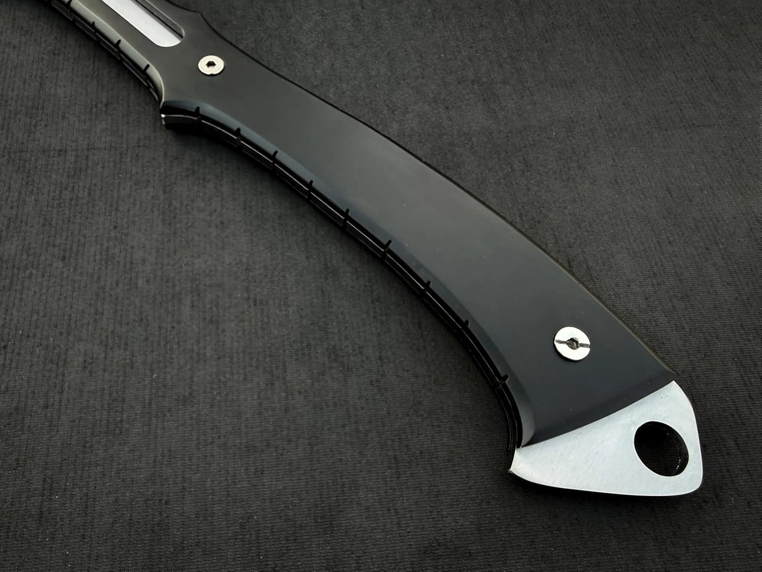 Handmade Resident Evil Requiem Leon's Hatchet with Leather Sheath - RE9 Full Tang Stainless Steel Axe - Leon Kennedy Axe Replica - (Requiem Hatchet)
