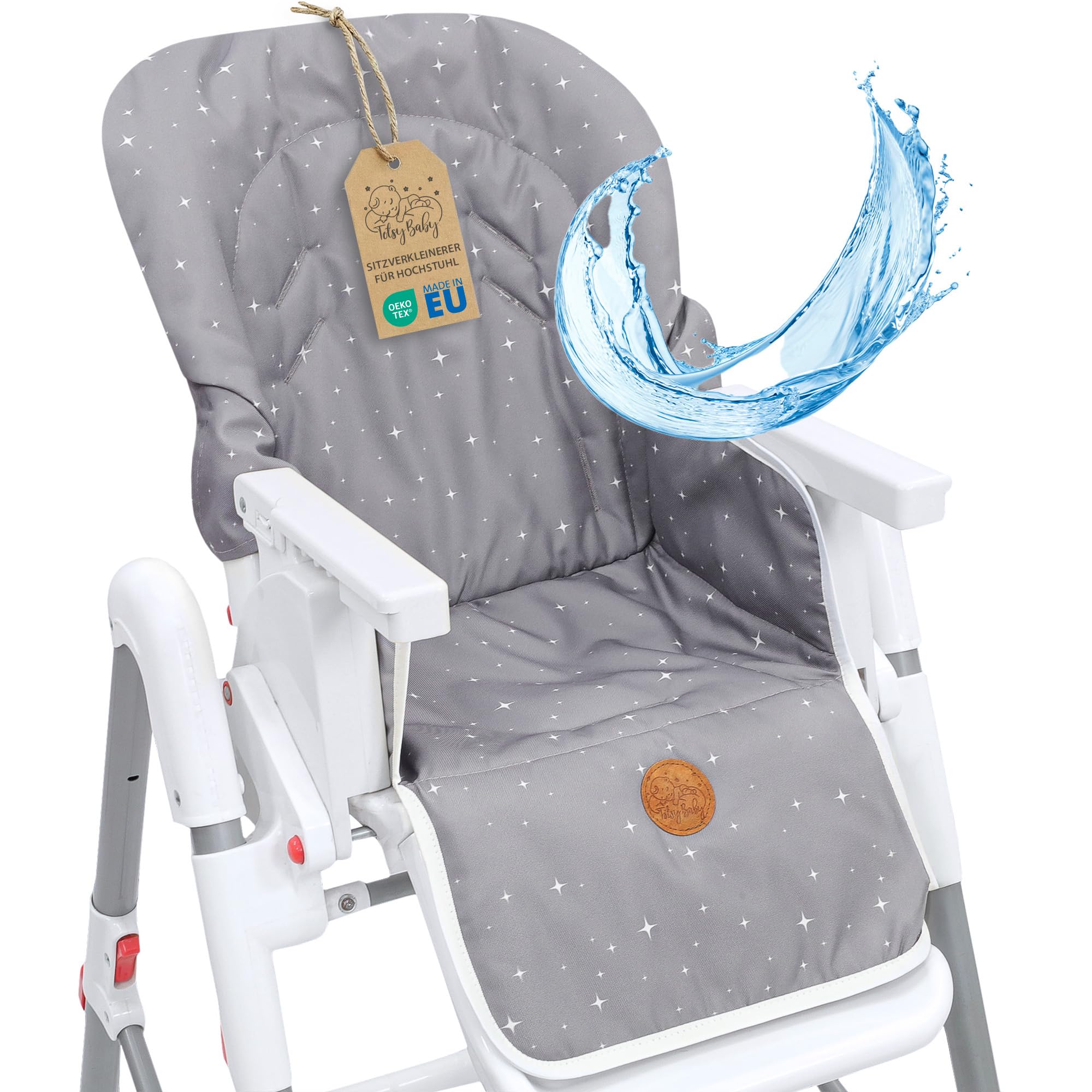 Housse chaise haute bébé Oeko-Tex imperméable coussin assise confortable Galaxie