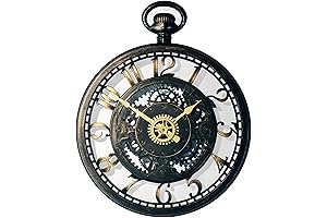 AYRELY® 13IN Decorative Steampunk Clock