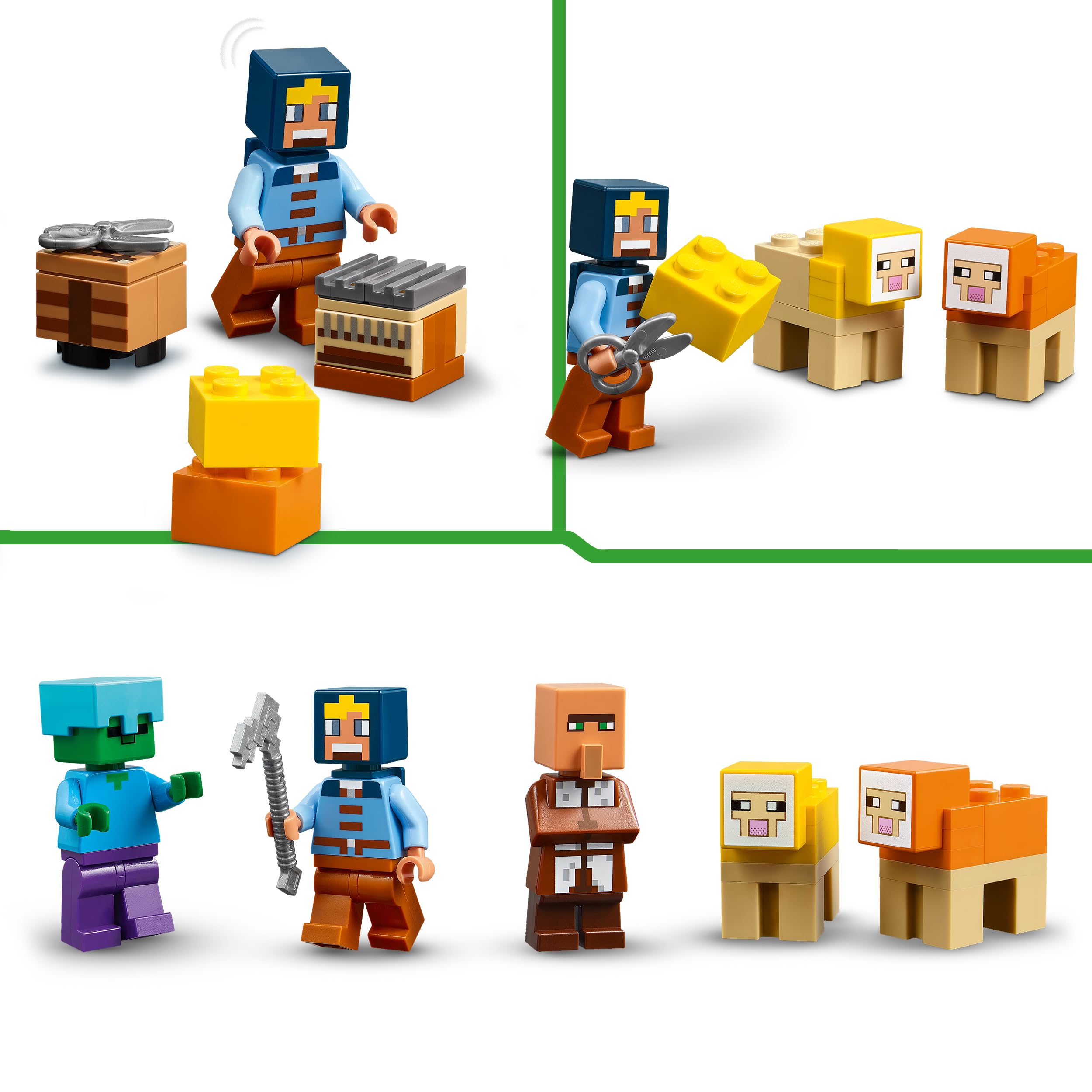 Amazon.co.jp: レゴ (LEGO) マインクラフト 風車のある農場 21262 8歳