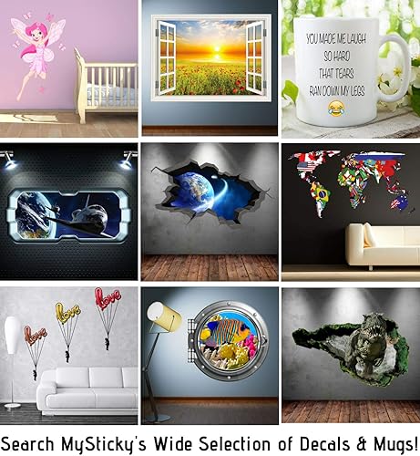 Miniatura 8 de Calcomanía de pared personalizada con nombre de graffiti en 3D, calcomanía decorativa de vinilo para decoración de vinilo, extraíble, despegar y