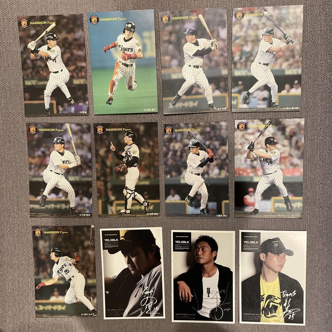 Amazon.co.jp: 阪神タイガース 2003年 優勝 写真 ポストカード 13枚  