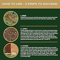 Vista 6 de Scotts EZ Seed Patch & Repair Sun and Shade, mantillo combinado, fertilizante para semillas y césped, 3.75 libras (paquete de 6)