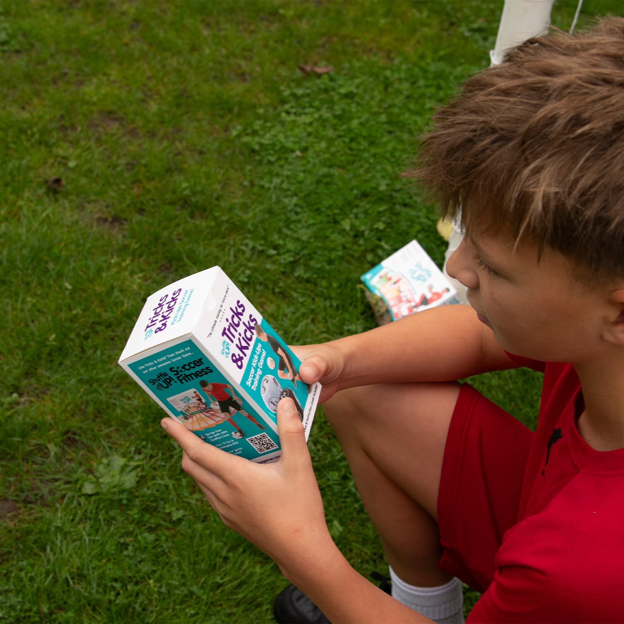 Shuffle Up Tricks & Kicks Soccer Dice Game - Soccer Challenging Skills Training Dice, Outdoor & Indoor Soccer Games for Kids, Kick Ups Training Dice, Soccer Gifts for Boys & Girls | (2 Dices)