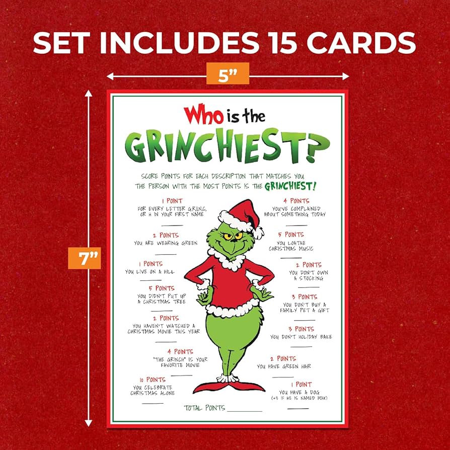 amazon-com-pink-pixie-studio-15-who-is-most-like-the-grinch-game-cards-fun-easy-for-family-christmas-holiday-office-friends-church-party-supplies-activity-decorations-home-kitchen for Free Printable Grinch Left Right Game Amazon.com: Pink Pixie Studio 15 Who is Most Like The Grinch Game Cards- Fun & Easy for Family Christmas Holiday Office Friends Church Party, Supplies, Activity, Decorations : Home & Kitchen for Free Printable Grinch Left Right Game