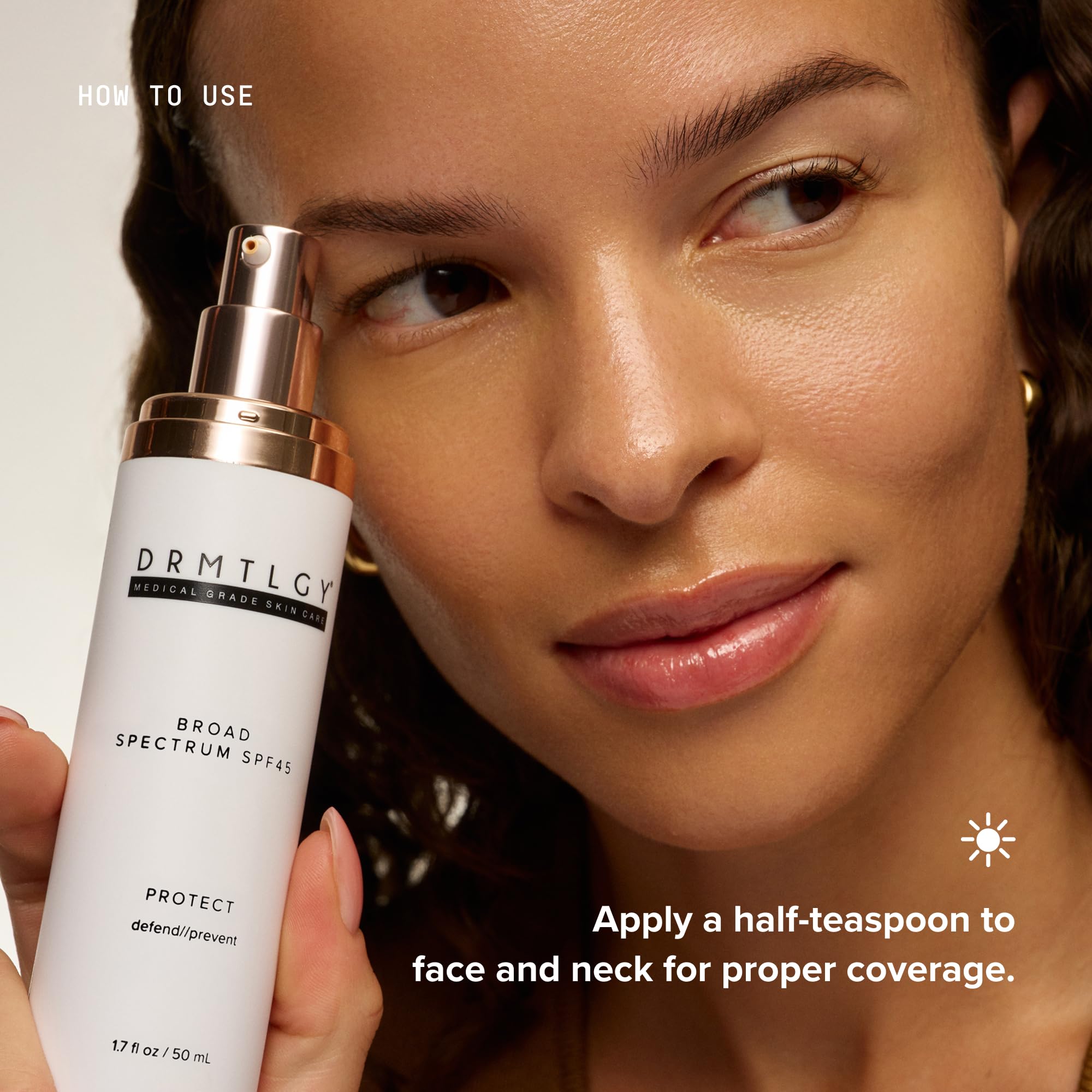 DRMTLGY SmrtSun Broad Spectrum SPF 45 Face Sunscreen