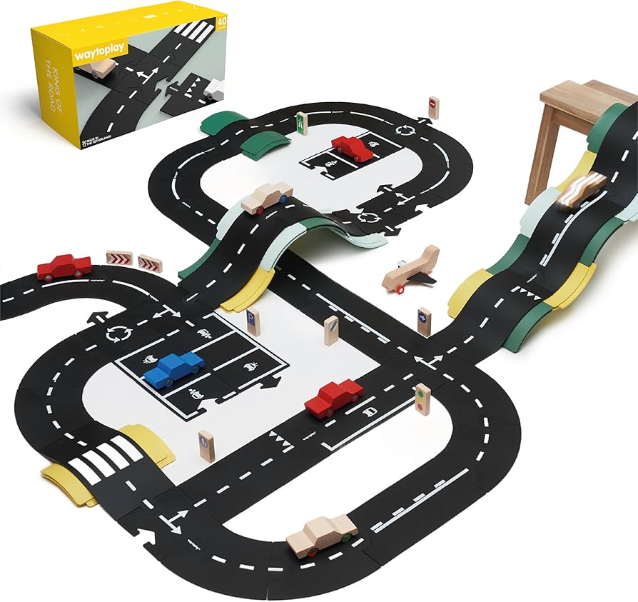 Amazon.com: Waytoplay's King of The Road - Flexible Toy Road Amazon.com: Waytoplay's King of The Road - Flexible Toy Road