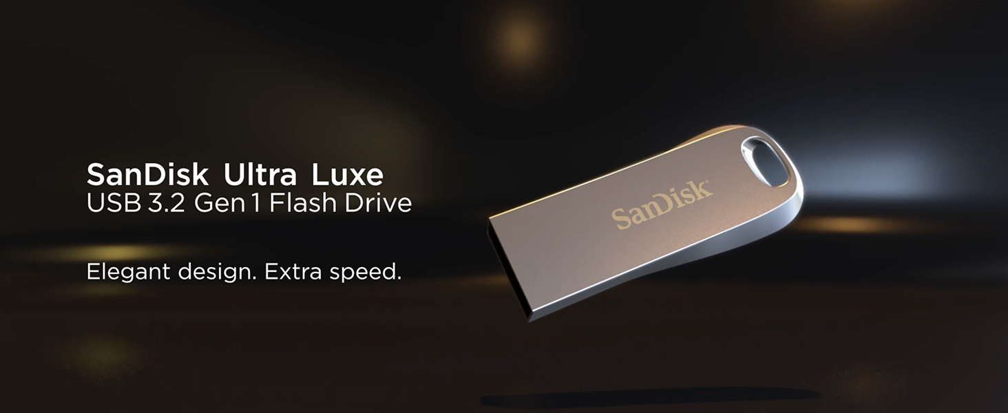 Amazon.com: SANDISK 256GB Ultra Luxe USB 3.2 Gen 1 Flash Drive